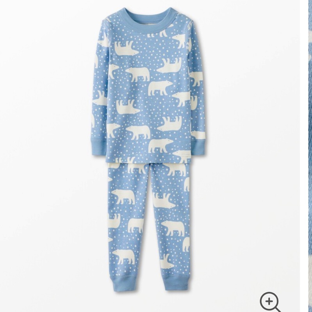 Hannah Anderson Kids PJ set Polar Bear Size 12 NWT